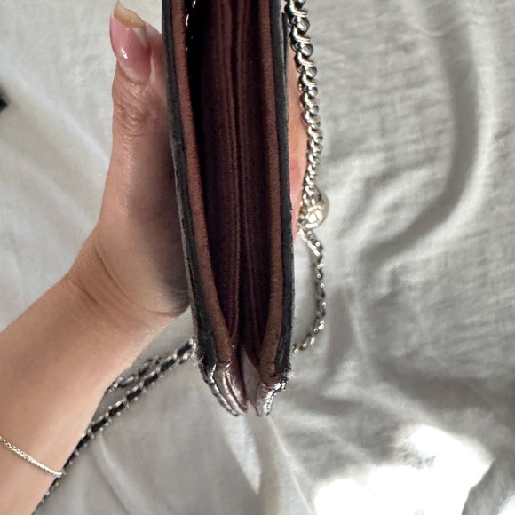 CHANEL Black Wallet with Chain - Picture 10 of 14